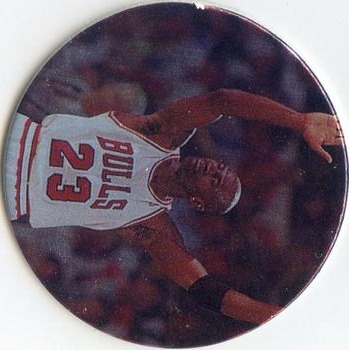 1995 Upper Deck Michael Jordan Milk Caps - Foil #S16 Michael Jordan Front