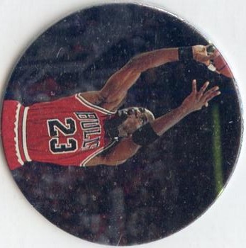 1995 Upper Deck Michael Jordan Milk Caps - Foil #S21 Michael Jordan Front