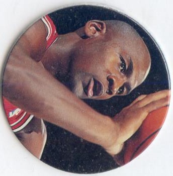 1995 Upper Deck Michael Jordan Milk Caps - Foil #S22 Michael Jordan Front