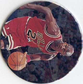 1995 Upper Deck Michael Jordan Milk Caps - Foil #S3 Michael Jordan Front