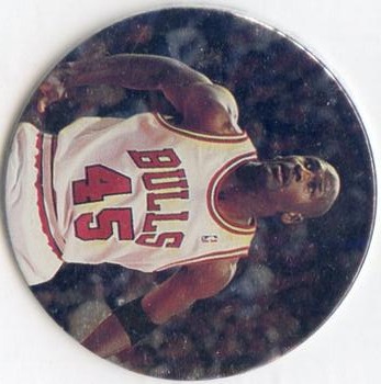1995 Upper Deck Michael Jordan Milk Caps - Foil #S37 Michael Jordan Front