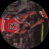 1995 Upper Deck Michael Jordan Milk Caps #21 Michael Jordan Front