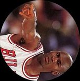 1995 Upper Deck Michael Jordan Milk Caps #35 Michael Jordan Front