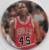 1995 Upper Deck Michael Jordan Milk Caps #45 Michael Jordan Front