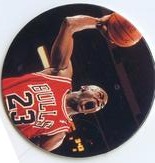 1995 Upper Deck Michael Jordan Milk Caps #5 Michael Jordan Front