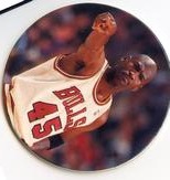 1995 Upper Deck Michael Jordan Milk Caps #52 Michael Jordan Front