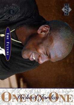 1995 Upper Deck Minor League - Michael Jordan One On One #10 Michael Jordan - The Future Front