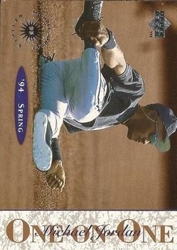 1995 Upper Deck Minor League - Michael Jordan One On One #6 Michael Jordan - '94 Spring Front