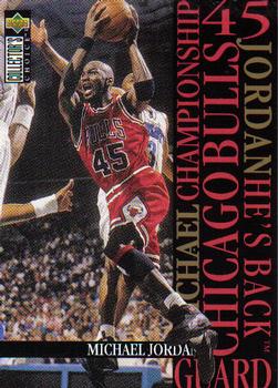 1995-96 Collector's Choice - Jordan He's Back #M4 Michael Jordan Front