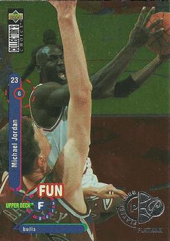 1995-96 Collector's Choice - Player's Club Platinum #169 Michael Jordan Front