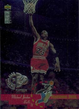 1995-96 Collector's Choice - Player's Club Platinum #195 Michael Jordan Front
