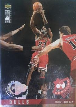 1995-96 Collector's Choice - Player's Club Platinum #324 Michael Jordan Front