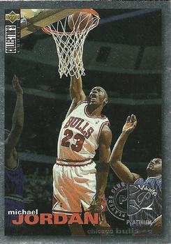 1995-96 Collector's Choice - Player's Club Platinum #45 Michael Jordan Front