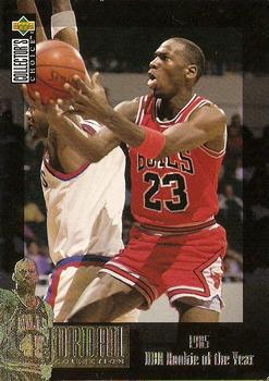 1995-96 Collector's Choice - The Jordan Collection #JC1 Michael Jordan - 1985 NBA Rookie of the Year Front
