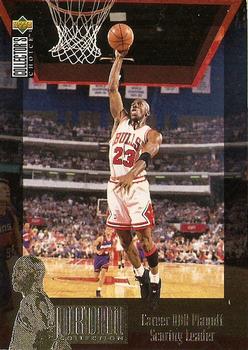 1995-96 Collector's Choice - The Jordan Collection #JC11 Michael Jordan - Career NBA Playoff Scoring Leader Front