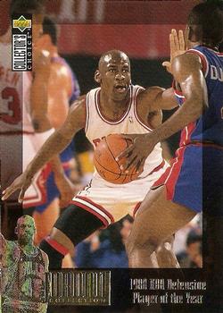 1995-96 Collector's Choice - The Jordan Collection #JC3 Michael Jordan - 1988 NBA Defensive Player of the Year Front