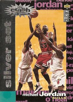 1995-96 Collector's Choice - You Crash the Game Silver Exchange: Scoring #C1 Michael Jordan Front