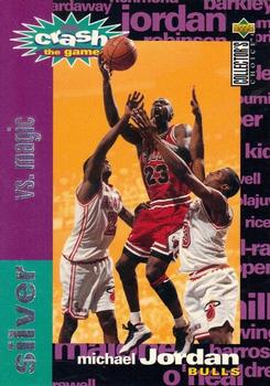 1995-96 Collector's Choice - You Crash the Game Silver: Scoring #C1 Michael Jordan - VAR: vs. Magic W Front