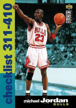 1995-96 Collector's Choice #410 Michael Jordan - Checklist: 311-410 Front