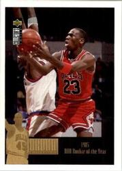 1995-96 Collector's Choice Argentina Stickers - Michael Jordan #MJ1 Michael Jordan Front