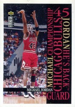 1995-96 Collector's Choice Argentina Stickers #218 Michael Jordan Front