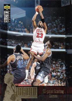 1995-96 Collector's Choice English II - The Jordan Collection #JC2 Michael Jordan - 50-Point Scoring Games Front
