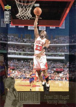 1995-96 Collector's Choice English II - The Jordan Collection #JC3 Michael Jordan - Career NBA Playoff Scoring Leader Front