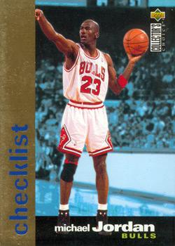 1995-96 Collector's Choice German II #200 Michael Jordan - Checklist: 111-200 and Inserts Front