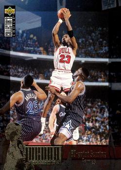 1995-96 Collector's Choice Spanish II - The Jordan Collection #JC2 Michael Jordan - 50-Point Scoring Games Front