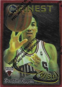 1995-96 Finest - Dish and Swish #DS4 Scottie Pippen / Michael Jordan Front
