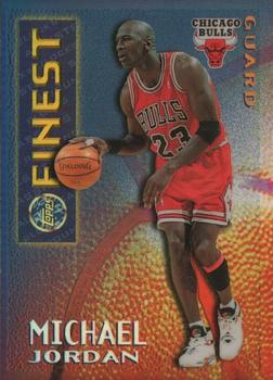 1995-96 Finest - Mystery Borderless Refractors/Gold #M1 Michael Jordan Front
