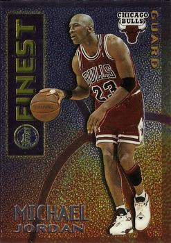1995-96 Finest - Mystery Borderless/Silver #M1 Michael Jordan Front