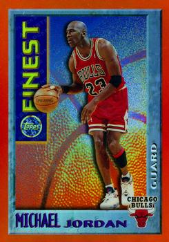 1995-96 Finest - Mystery Bordered Test Refractor #M1 Michael Jordan Front