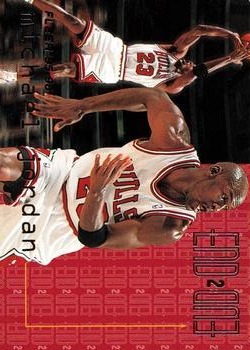 1995-96 Fleer European #478 Michael Jordan Front