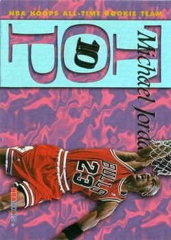 1995-96 Hoops - Top Ten #AR7 Michael Jordan Front