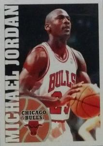 1995-96 Panini Stickers European #83 Michael Jordan Front