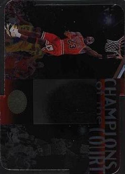 1995-96 SP Championship - Champions of the Court Die Cut #C30 Michael Jordan Front