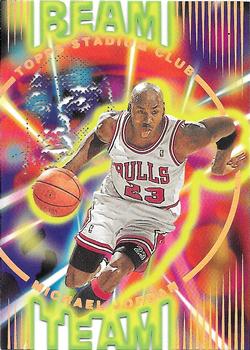 1995-96 Stadium Club - Beam Team #BT14 Michael Jordan Front