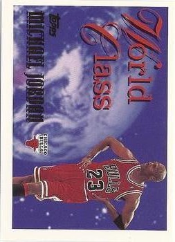 1995-96 Topps - World Class #WC1 Michael Jordan Front