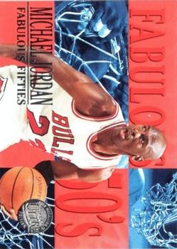 1995-96 Ultra - Fabulous Fifties Gold Medallion #5 Michael Jordan Front