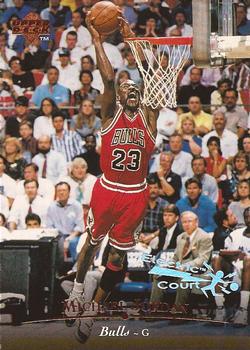 1995-96 Upper Deck - Electric Court #23 Michael Jordan Front