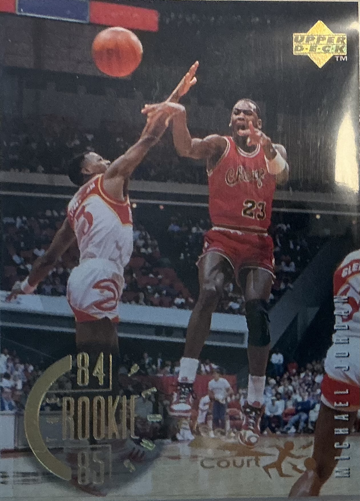1995-96 Upper Deck - Electric Court Gold #137 Michael Jordan Front