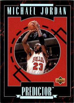1995-96 Upper Deck - Predictors Exchange: MVP #R1 Michael Jordan - NBA Most Valuable Player Front