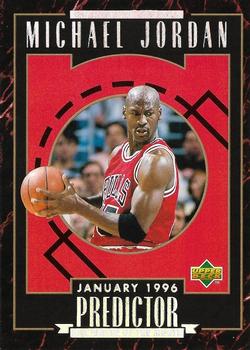 1995-96 Upper Deck - Predictors Exchange: Player of the Month #R2 Michael Jordan - January 1996 Front