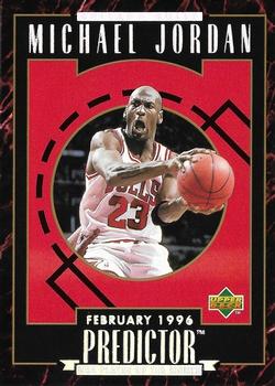 1995-96 Upper Deck - Predictors Exchange: Player of the Month #R3 Michael Jordan - February 1996 Front