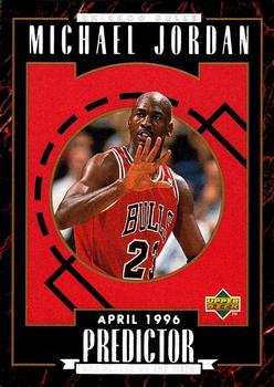1995-96 Upper Deck - Predictors Exchange: Player of the Week #H5 Michael Jordan - April 1996 Front