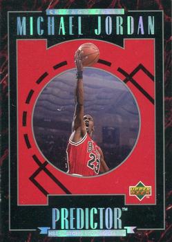 1995-96 Upper Deck - Predictors Exchange: Scoring Leaders #H5 Michael Jordan - NBA Playoff Scoring Leader Front