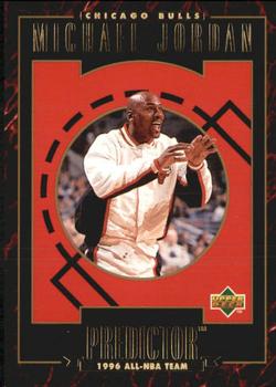 1995-96 Upper Deck - Predictors: MVP #R2 Michael Jordan - All-NBA Team Front