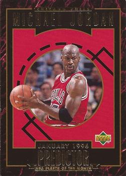 1995-96 Upper Deck - Predictors: Player of the Month #R2 Michael Jordan - January 1996 Front