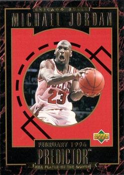 1995-96 Upper Deck - Predictors: Player of the Month #R3 Michael Jordan - February 1996 Front